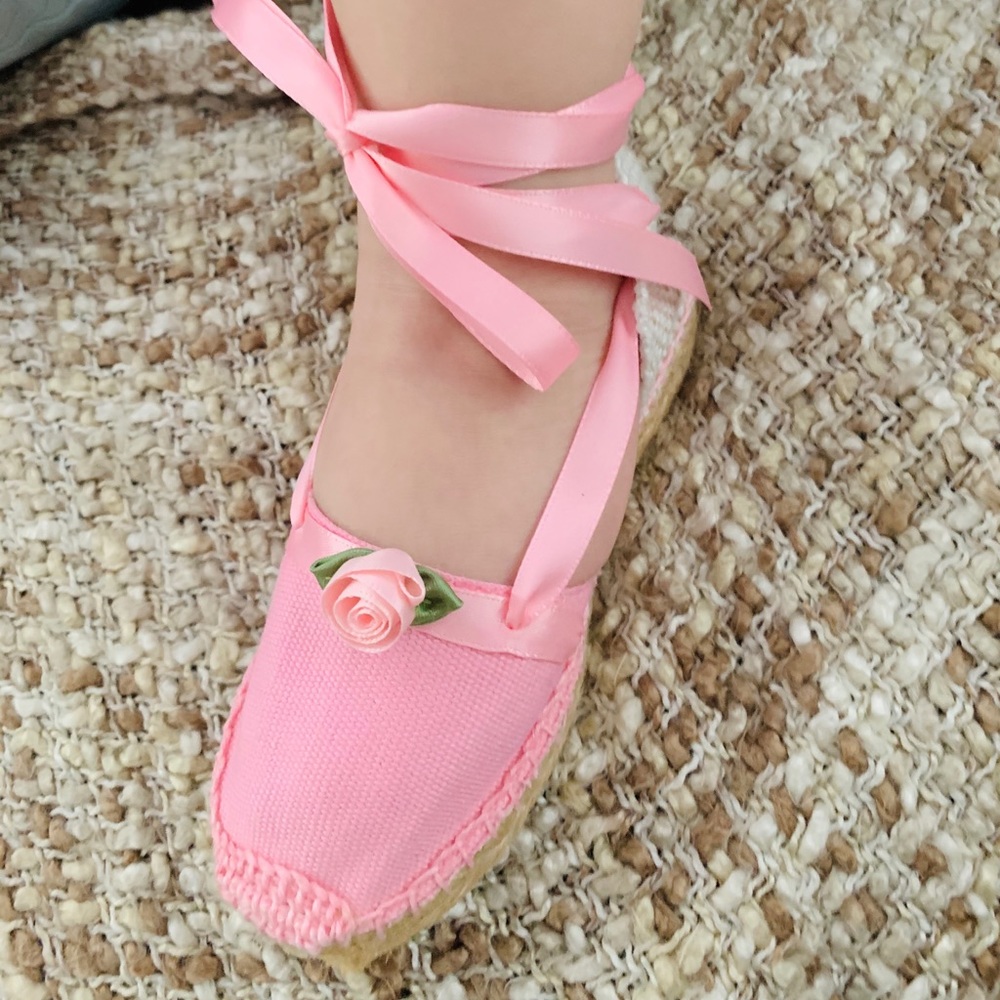 Artesanía Pink Espadrilles